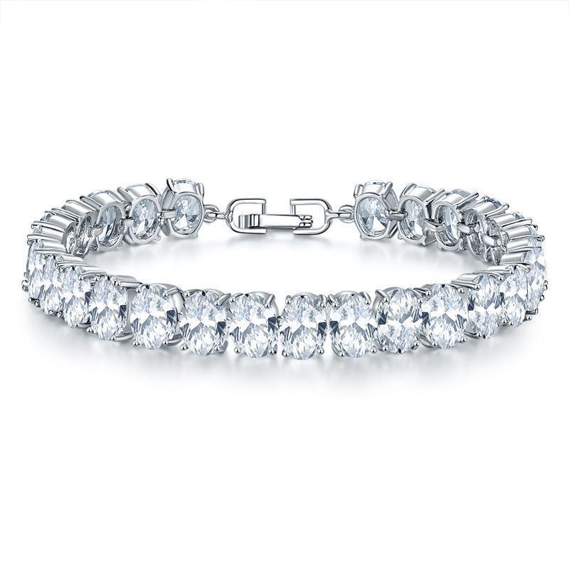 Copper Plating Inlaid Zircon Bracelet Natural Simple Women's - Norellé