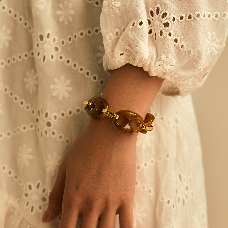 Women's Fashion Personalized Resin Pig Nose Bracelet - Norellé