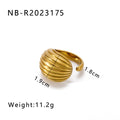 New Retro Style Versatile Geometric Ball Twist Cord For Braiding Ring - Norellé