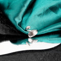 Irregular Concave And Convex Water Drop Gold And Silver Ring - Norellé