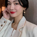 Simple Advanced Pearl Vintage Earrings - Norellé