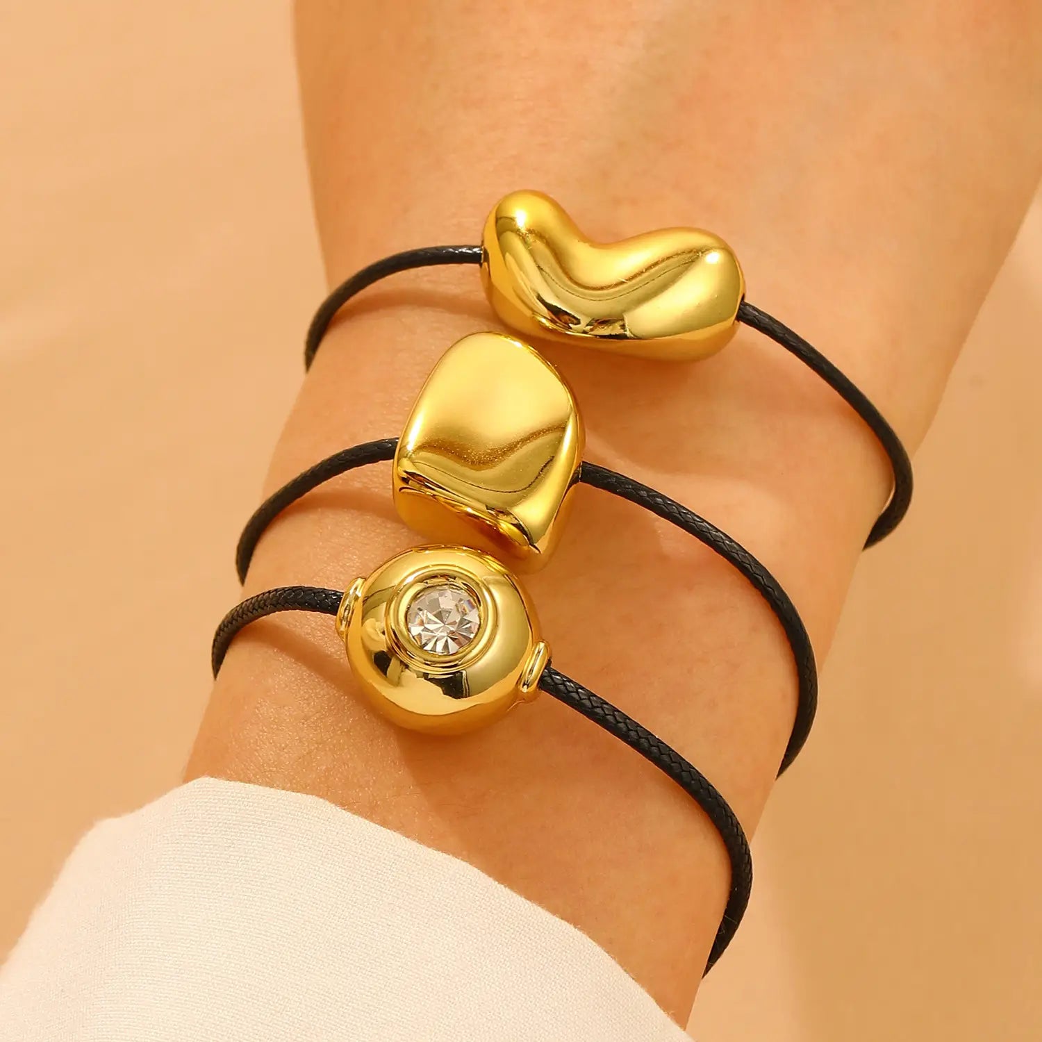 Women’s Simple Ball Love Knotted Bracelet Necklace
