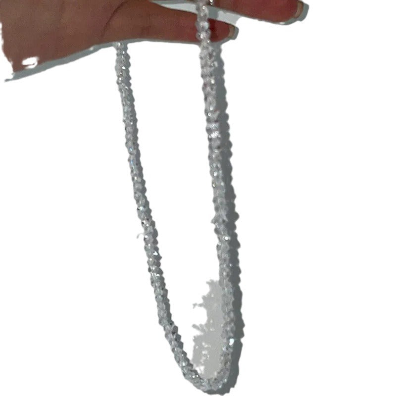 Geometric Multi-cut Glass Crystal Necklace - Norellé