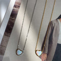 Bath Removal-free Titanium Steel Necklace Love Australian Clavicle Chain - Norellé