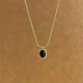 Gold Black Onyx Necklace Twin Accessories - Norellé