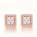 Inlaid Colored Gems Earrings S925 Sterling Silver Earrings - Norellé