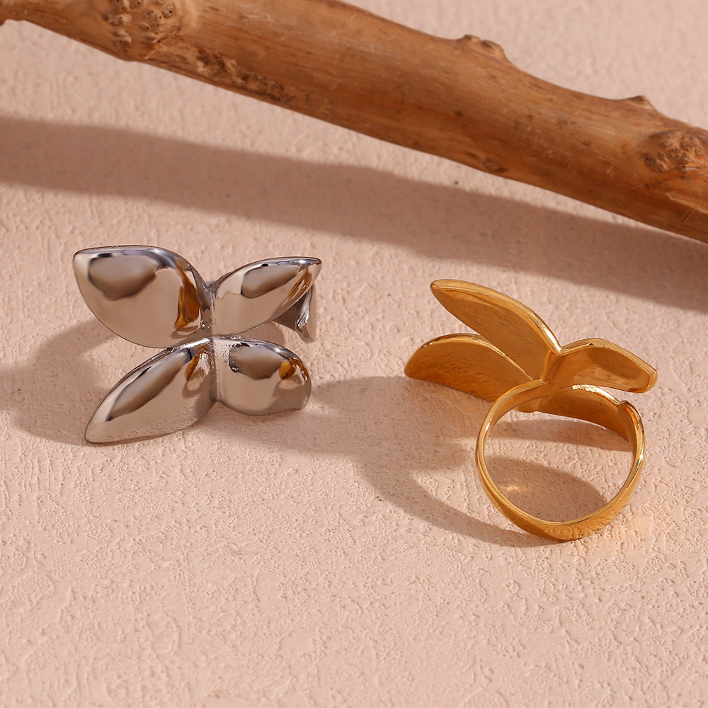 Smooth Opening Butterfly Ring - Norellé