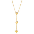 Stainless Steel Color-retaining Multi-heart Tassel Necklace - Norellé