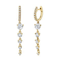 Geometric Personalized Long Earrings Women - Norellé