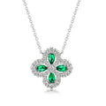 Women's Colored Gems Pendant Clavicle Chain - Norellé