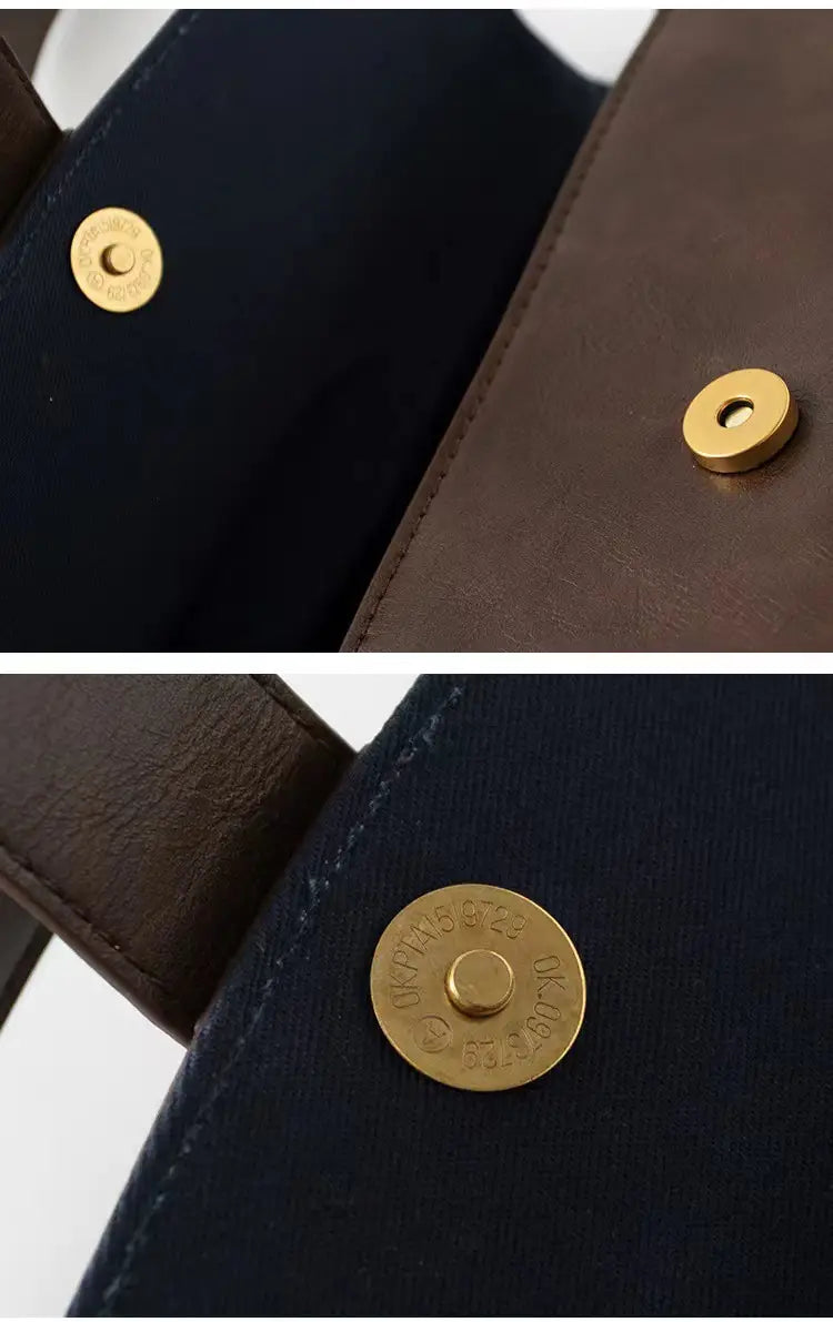 Women Bag Small Square Vintage Coffee Flap PU Leather Shoulder