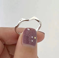Letter Line Double-layer Ring Female Retro Fashion Elegance - Norellé