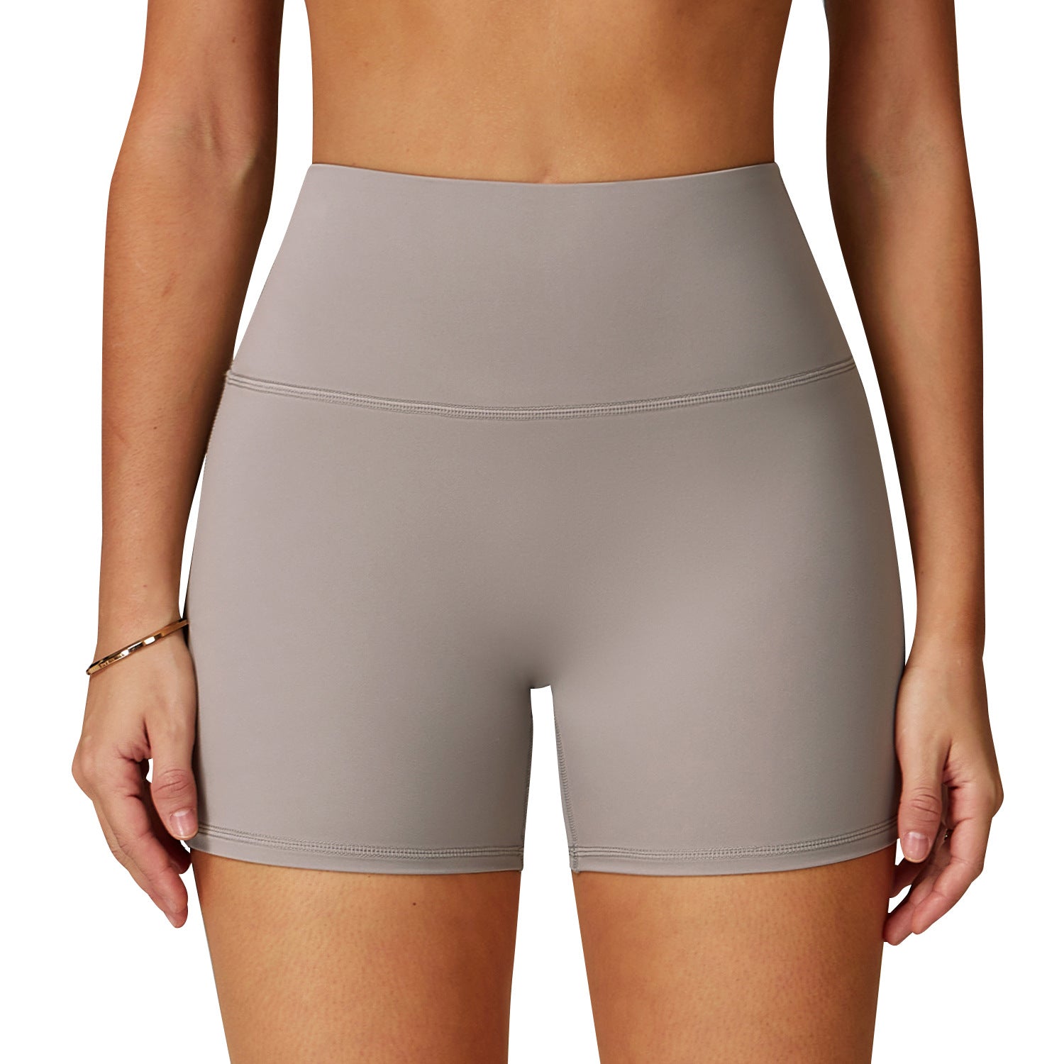 Nude Feel Yoga Shorts For Women High-waist Quick-drying Tight - Norellé