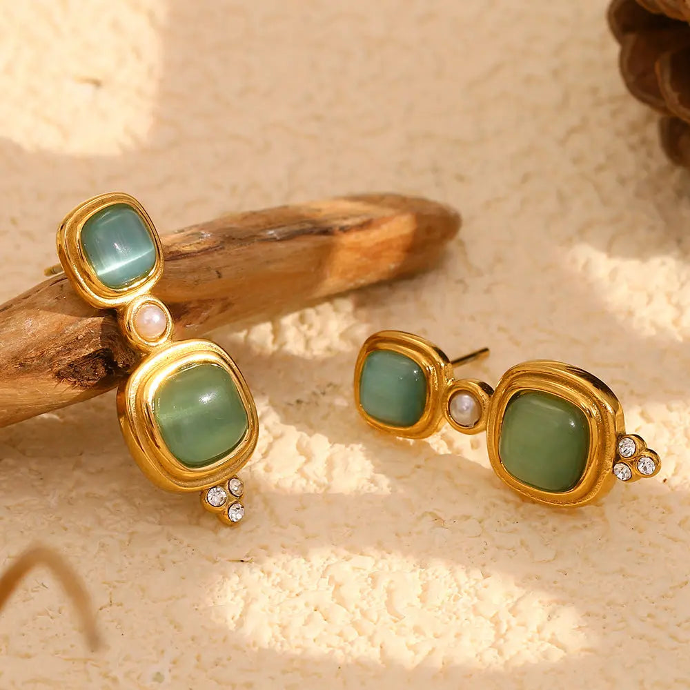 Fashion Earrings Stainless Steel Plated 18K - Norellé