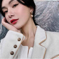 Simple Advanced Pearl Vintage Earrings - Norellé