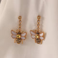 Women's Zircon Vintage Bee Earrings - Norellé