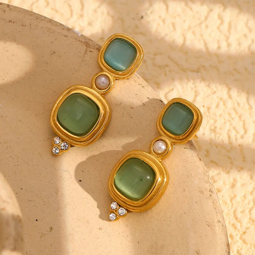 Fashion Earrings Stainless Steel Plated 18K - Norellé