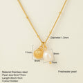 Titanium Steel Conch Turtle Shell Retro Easy Matching Necklace - Norellé