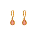 Fashion Minimalistic Water Drops Opal Eardrop Earring - Norellé