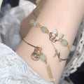 Women's Personalized Hetian Yudie Bracelet - Norellé