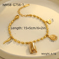 Niche Design Beaded Ocean Style Bracelet Stainless Steel - Norellé