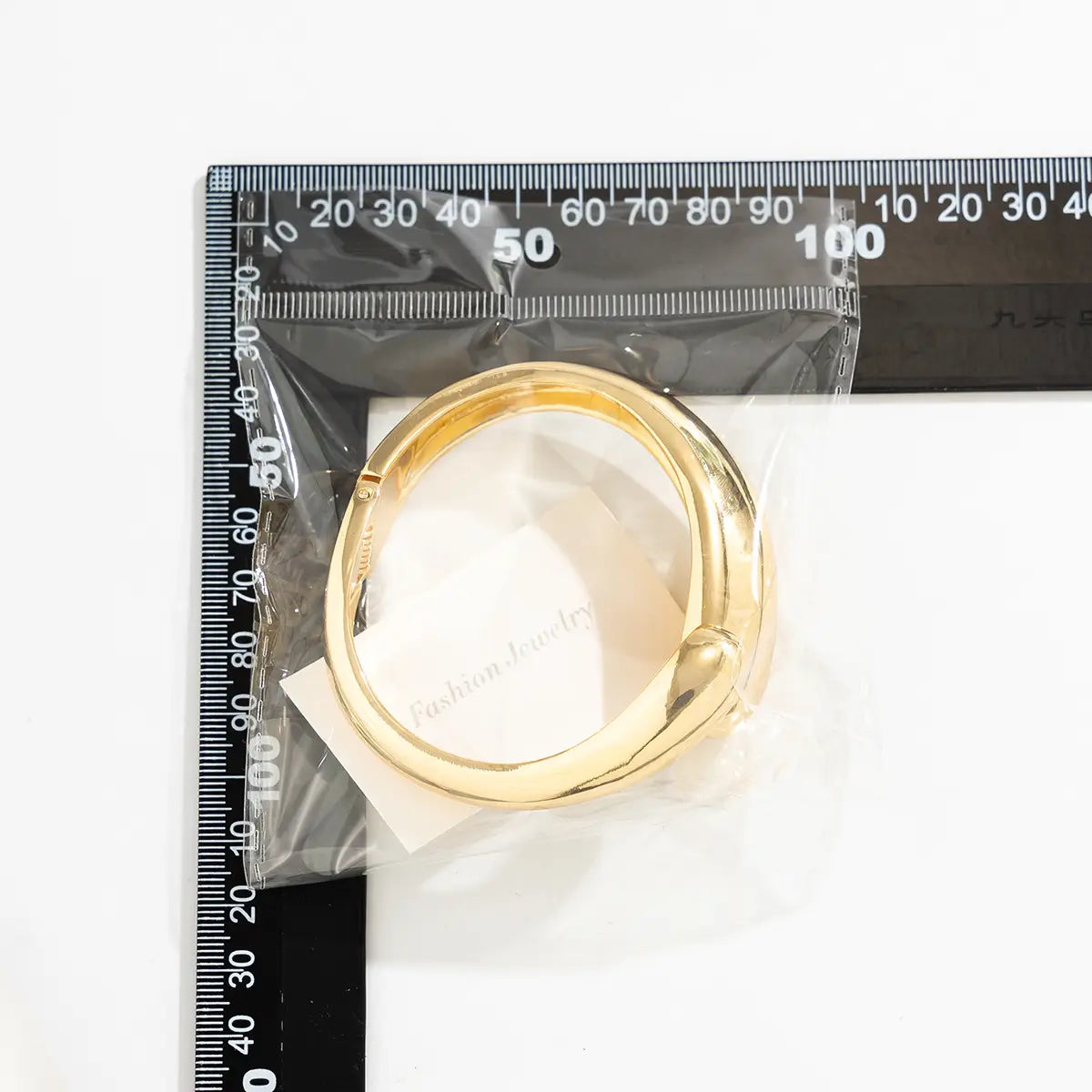 Exaggerated Glossy Square Notched Irregular Bracelet