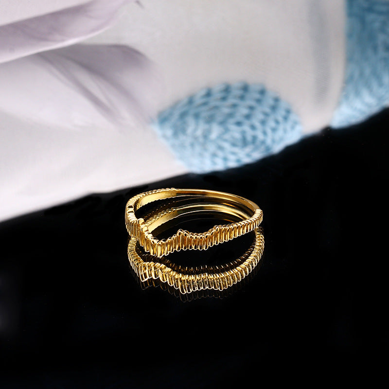 Versatility Personality Irregular Plain Ring - Norellé