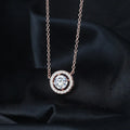 Women's Stylish Round Zircon Pendant Clavicle Chain - Norellé