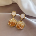Women's Brown Gradient Crystal Diamond In The Debris Stud Earrings - Norellé