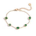 Affordable Luxury Fashion Gold-plated Zircon Titanium Steel Bracelet Female Niche Non-fading Bracelet - Norellé