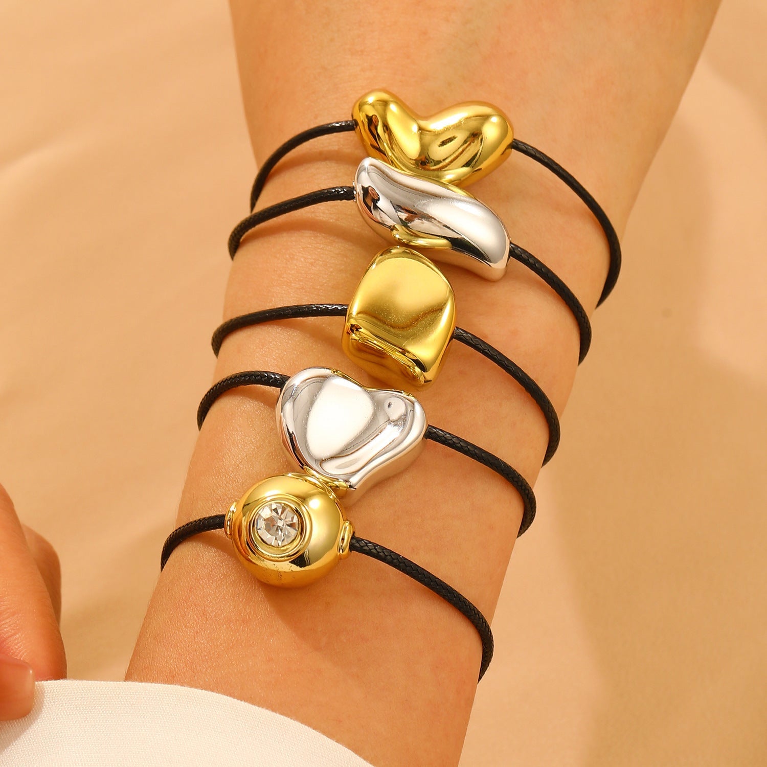 Women's Simple Ball Love Knotted Bracelet Necklace - Norellé