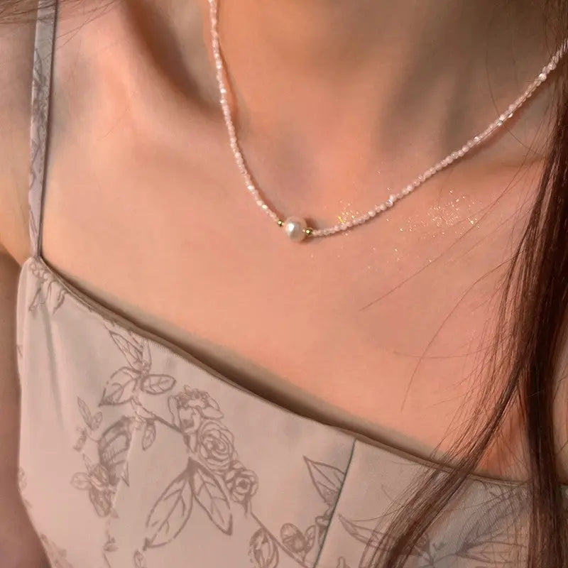Women's Fashion Natural Freshwater Pearl Necklace - Norellé