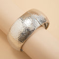 Exaggerated Glossy Square Notched Irregular Bracelet - Norellé