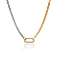 Electroplated Titanium Steel U-shaped Pendant Necklace - Norellé