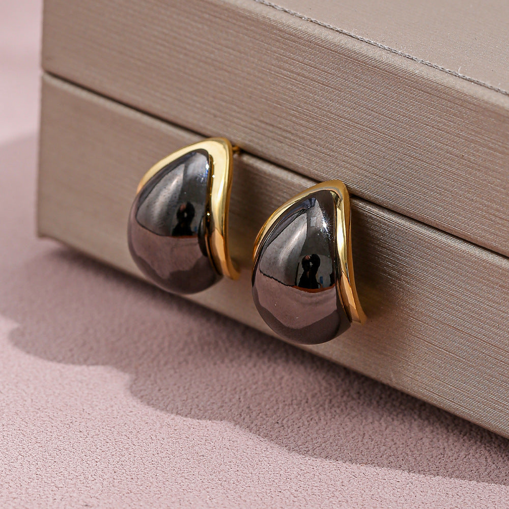 French Retro Stud Earrings Fashion Minimalism Earrings Unisex - Norellé