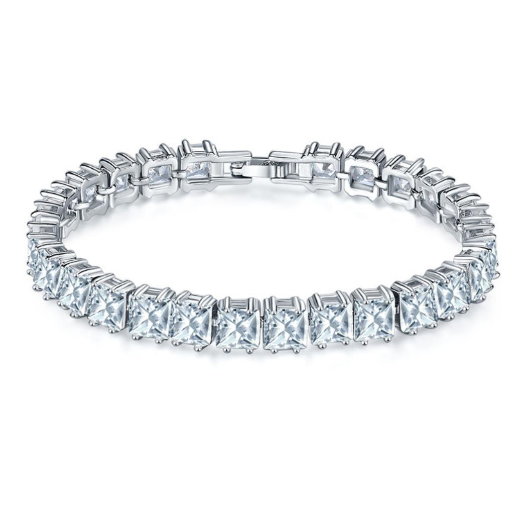Copper Plating Inlaid Zircon Bracelet Natural Simple Women's - Norellé