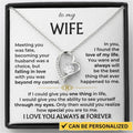 Hollow Love Necklace Pendant Valentine's Day Wife Gift - Norellé