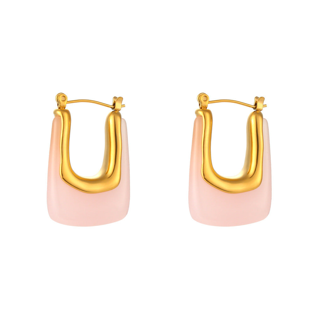 Fashion Minimalist Popular C- Shaped Earrings - Norellé