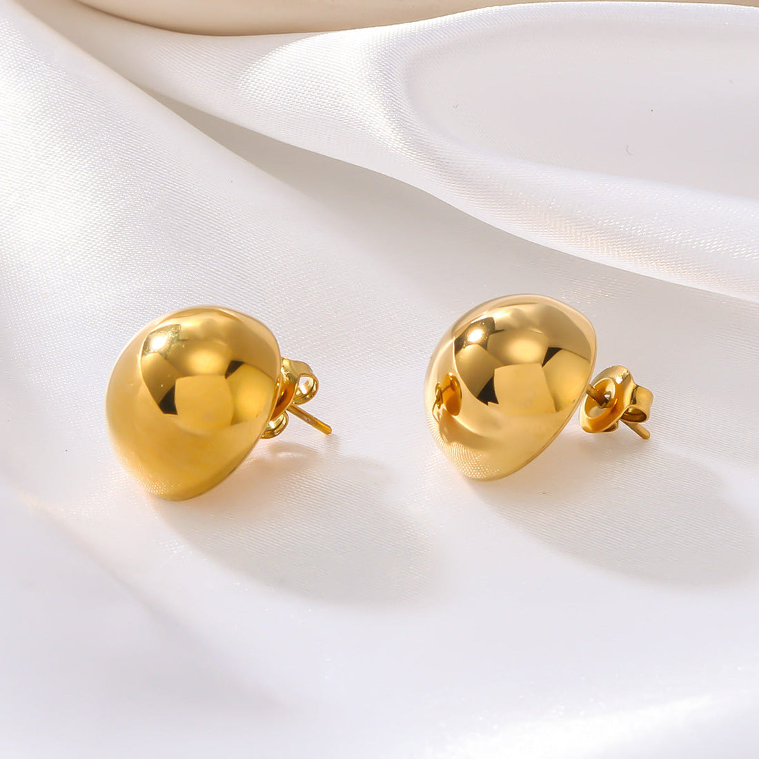 Trendy Simplicity Stainless Steel Plated Retro Temperament Elegant Earrings - Norellé