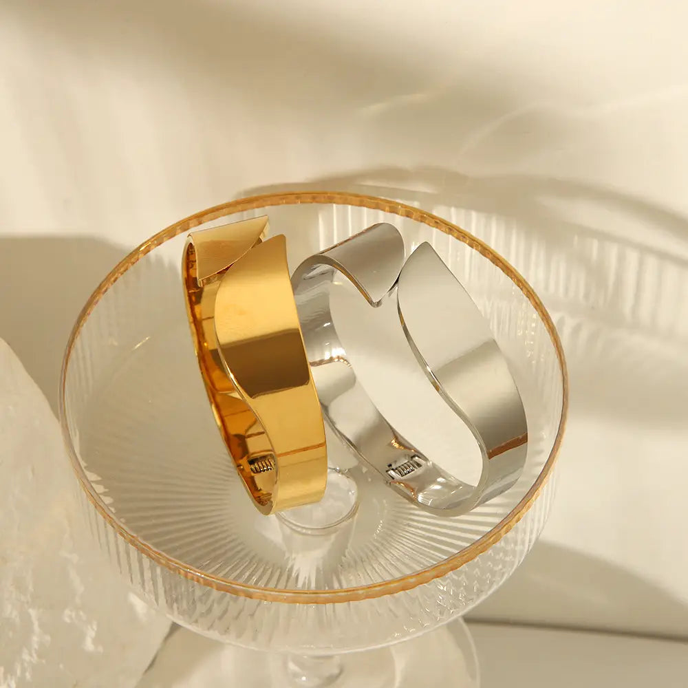 Simple Style Fine Polishing High Quality Personalized Opening Bracelet