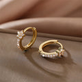 Women's Copper Micro Inlay Diamond Creative Earrings - Norellé