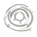 Fashion Unisex Style Retro Double-layer Five-pointed Star Chain - Norellé