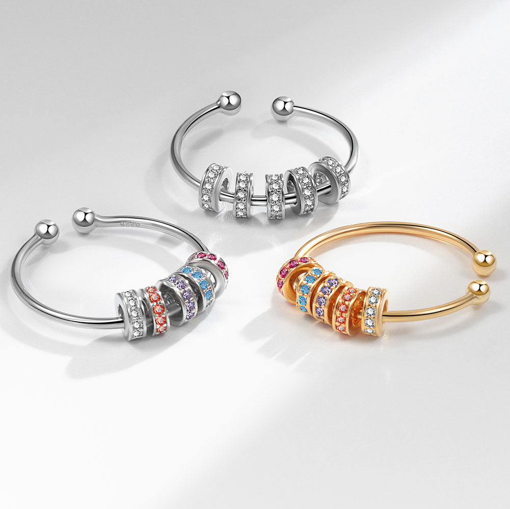 Simple Fashion Color Zircon Ring For Women - Norellé