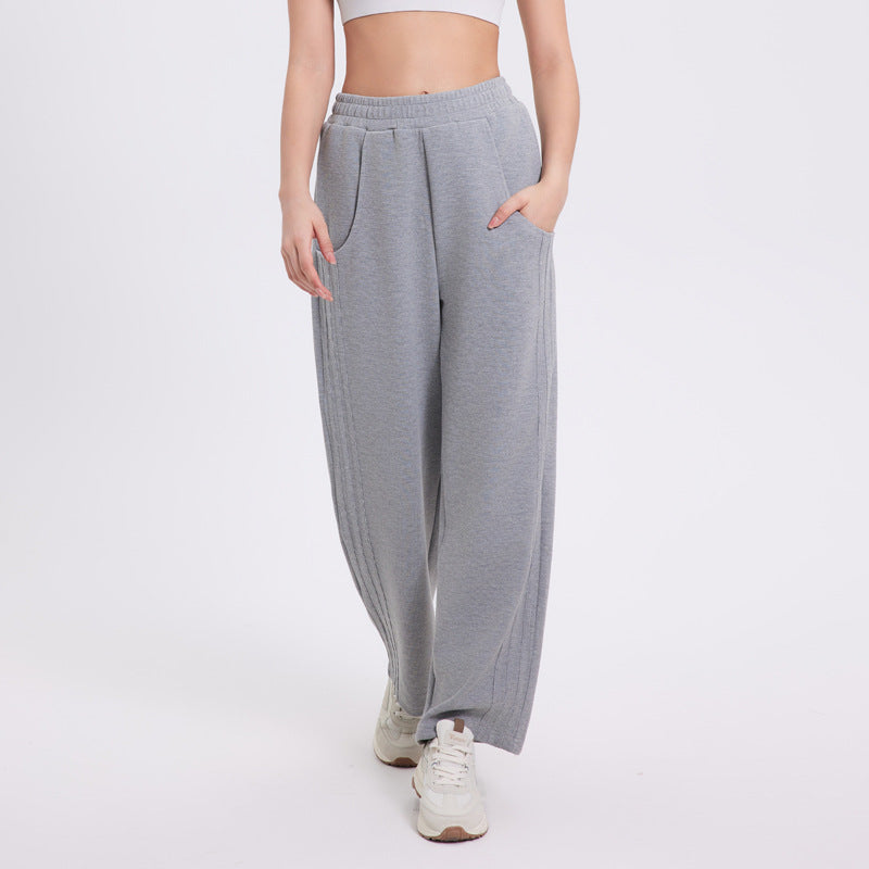 Women's Sports Fashion Casual Straight Pants - Norellé