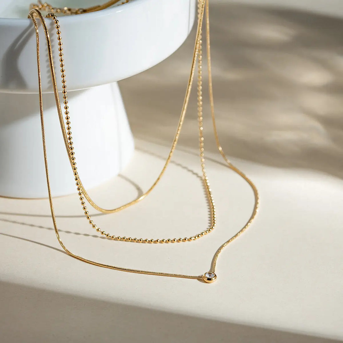 Women's Simple And Light Luxury Titanium Steel Necklace - Norellé