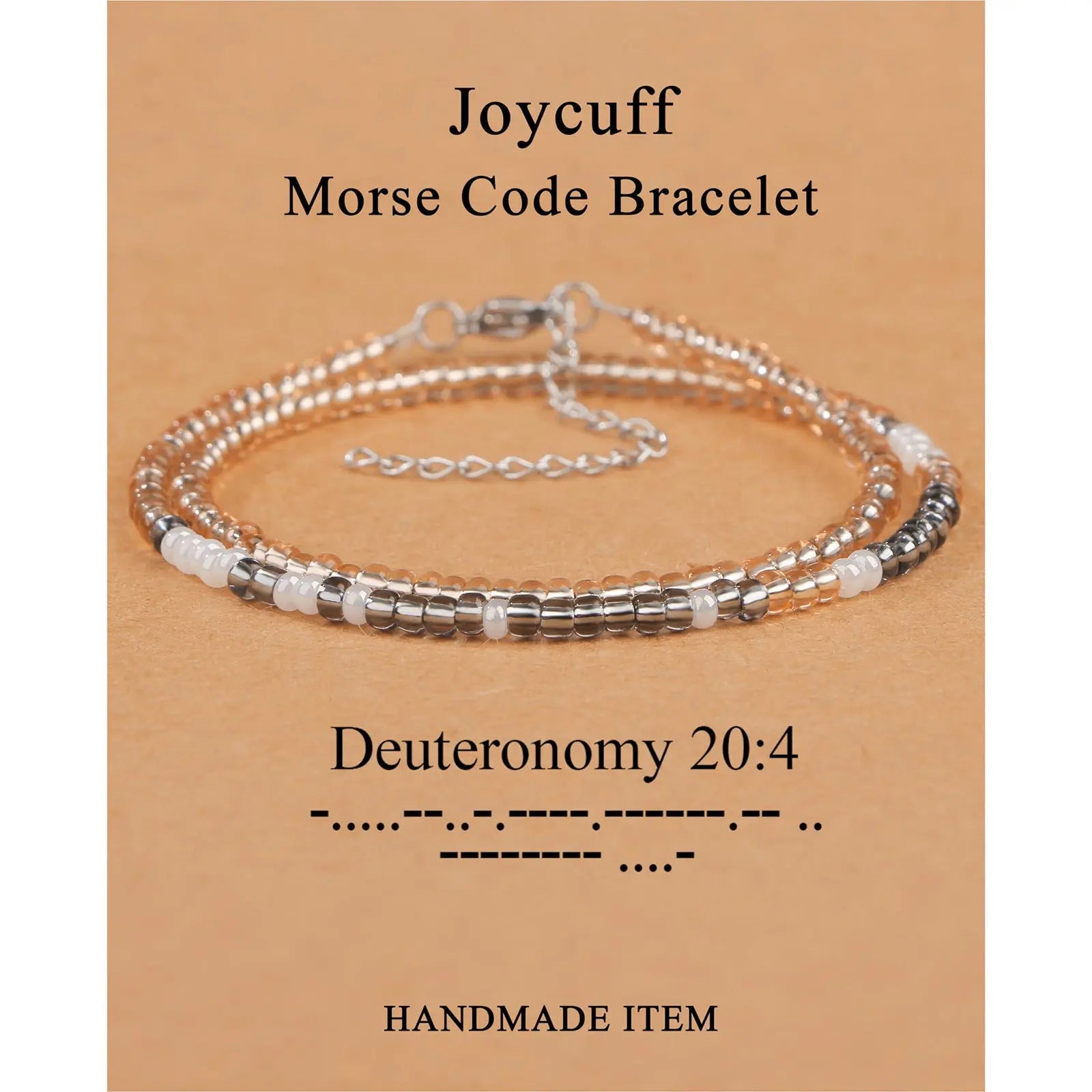 Hand-woven Adjustable Bead Crystal Multi-layer Password Bracelet - Norellé