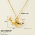 Titanium Steel Conch Turtle Shell Retro Easy Matching Necklace - Norellé
