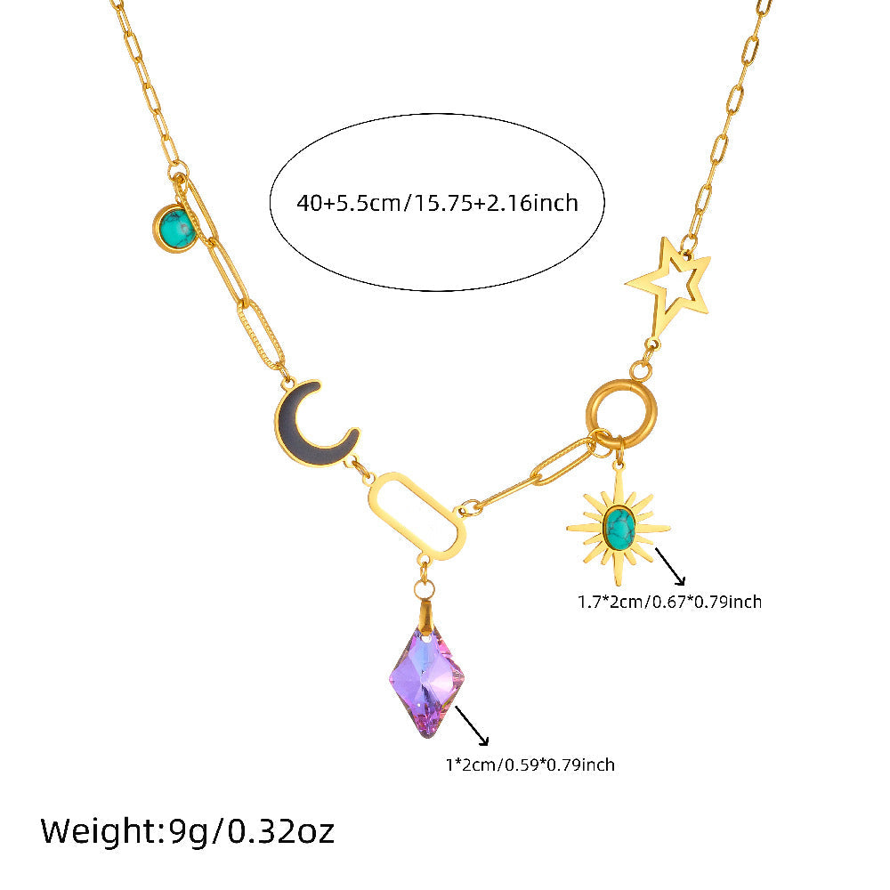 Affordable Luxury Fashion Stainless Steel Clavicle Chain Necklace - Norellé