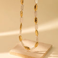 Creative Stitching Metal Necklace Bracelet For Women - Norellé