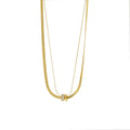 New Double-layer Micro-inlaid Luck Bringer Necklace - Norellé